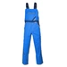 Arbeitslatzhose - Gr. 48 - kornblau/marine - Streifen marine/zink - 65% Polyester - 35% Baumwolle - ca. 285 g/m² - strapazierfähig -"Highline" Arbeitslatzhose - Gr. 48 - kornblau/marine - Streifen marine/zink - 65% Polyester - 35% Baumwolle - ca. 285 g/m² - strapazierfähig -"Highline"