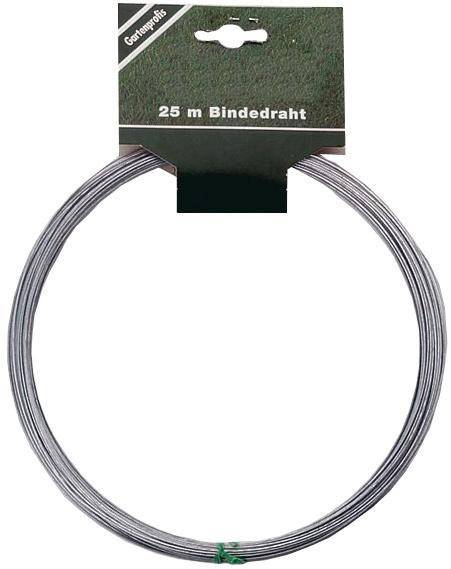 Bindedraht verz. 1,6 mm 25m Ring m. Aufh.