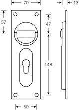 ST-Ringgriffmuschel,VK8, 0 424205,eck.PZ,Alu F1