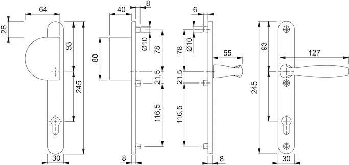 RahmenWeGrt.SchildF1 554/3346/1810,8/92PZ