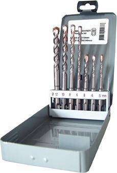 SDS-plus-Bohrer-Stz. 7tlg. 5-12mm FORTIS