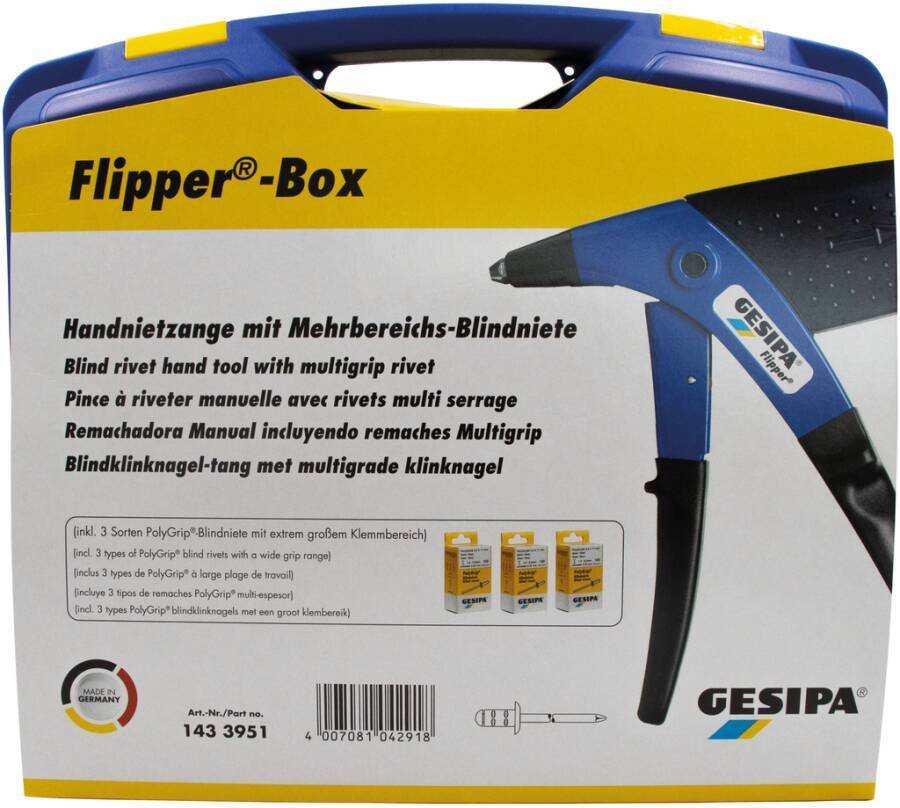 Handnietzange Flipper® Box 1433951