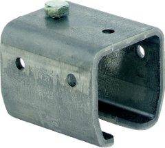 HELM 1404 Übersteckmuffe Stahlblank,Schraube seitl