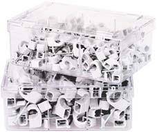 Nagelschelle, grau 10-14mm, Nagellänge 30mm a 100 Stck.