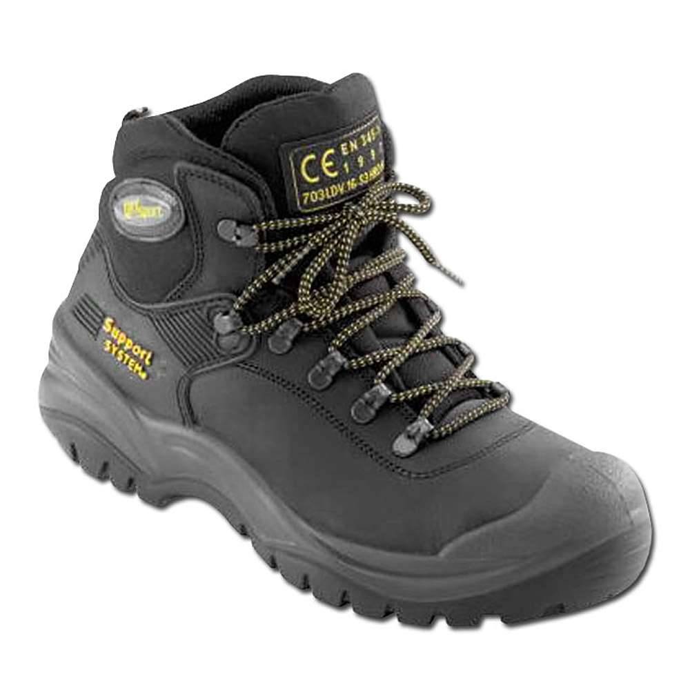Arbeits-Stiefel - Gr. 44 - SW 10,5 - schwarz - Dakar-Leder - CORDURA - S3 - mit Stahlkappe