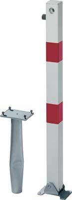 Absperrpfosten KLAPPY-BO 70x70 mm Dreik. Einbet.