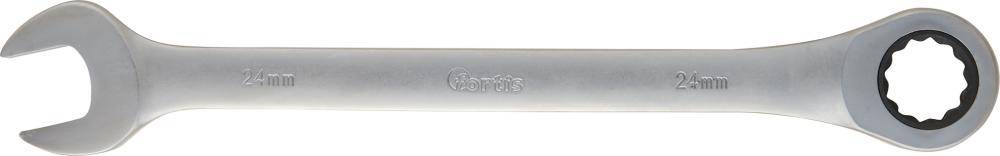 Maulschl. mit Ringratsche24mm gerade FORTIS