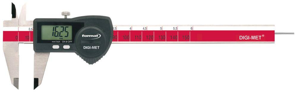 Messschieber digital mit DATA Variable + Daten- Ausgang 150mm FORMAT