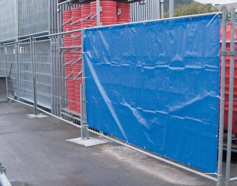 Bauzaunplane, weiss 1,76 x 3,41