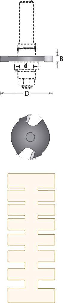 HW-Nutsäge 172/8 Z2 40x2,5x8 Guhdo