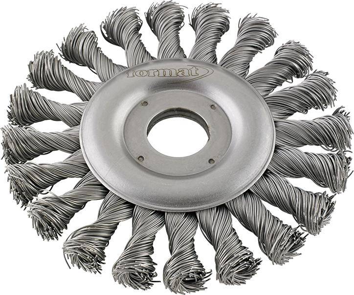 Rundbürste Stahl gezopft 178x mm FORMAT