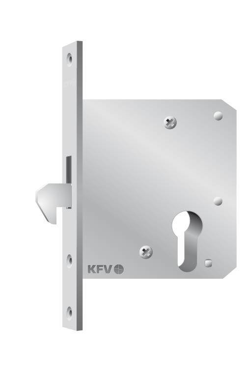 ST-Einsteckschloss 1621, PZW24x160kt,DL/DR altsilb