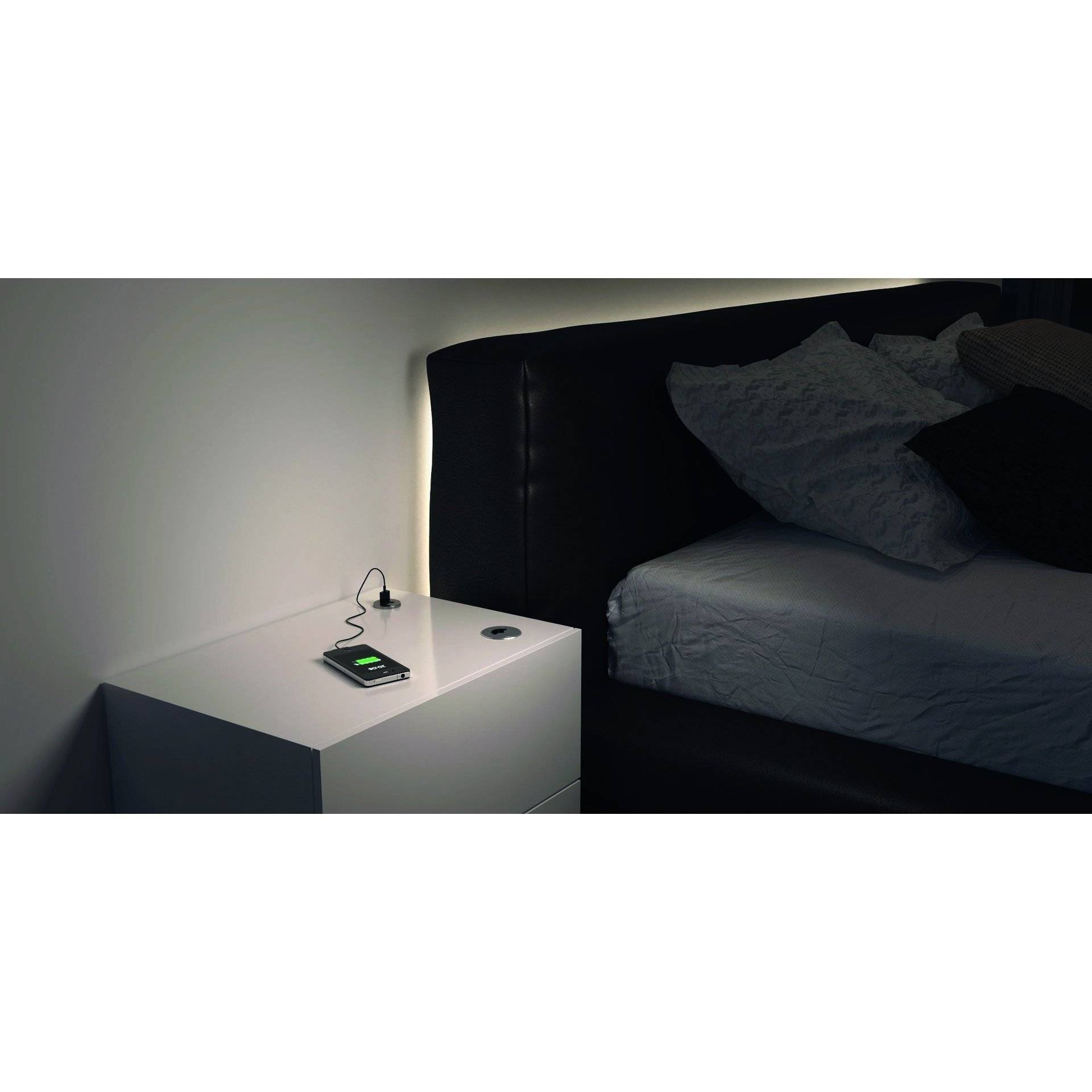 Halemeier USB Einbau-Doppelsteckdose