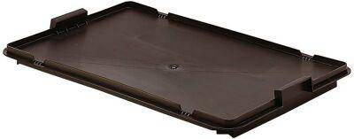 Auflagedeckel schwarz zu Drehstapelbehälter 65 Liter