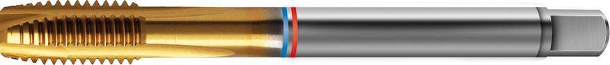 Maschinengewindebohrer TANDEM FAT DIN374 HSS-PM TiN Form B 6H M22x1,5 FORMAT