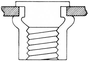 Blindnietmutter a 50Stk. M4x10,5mm FORTIS