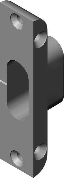 HT-Zusatzschließblech, 2392-01-20,SLK,f. Holz.,