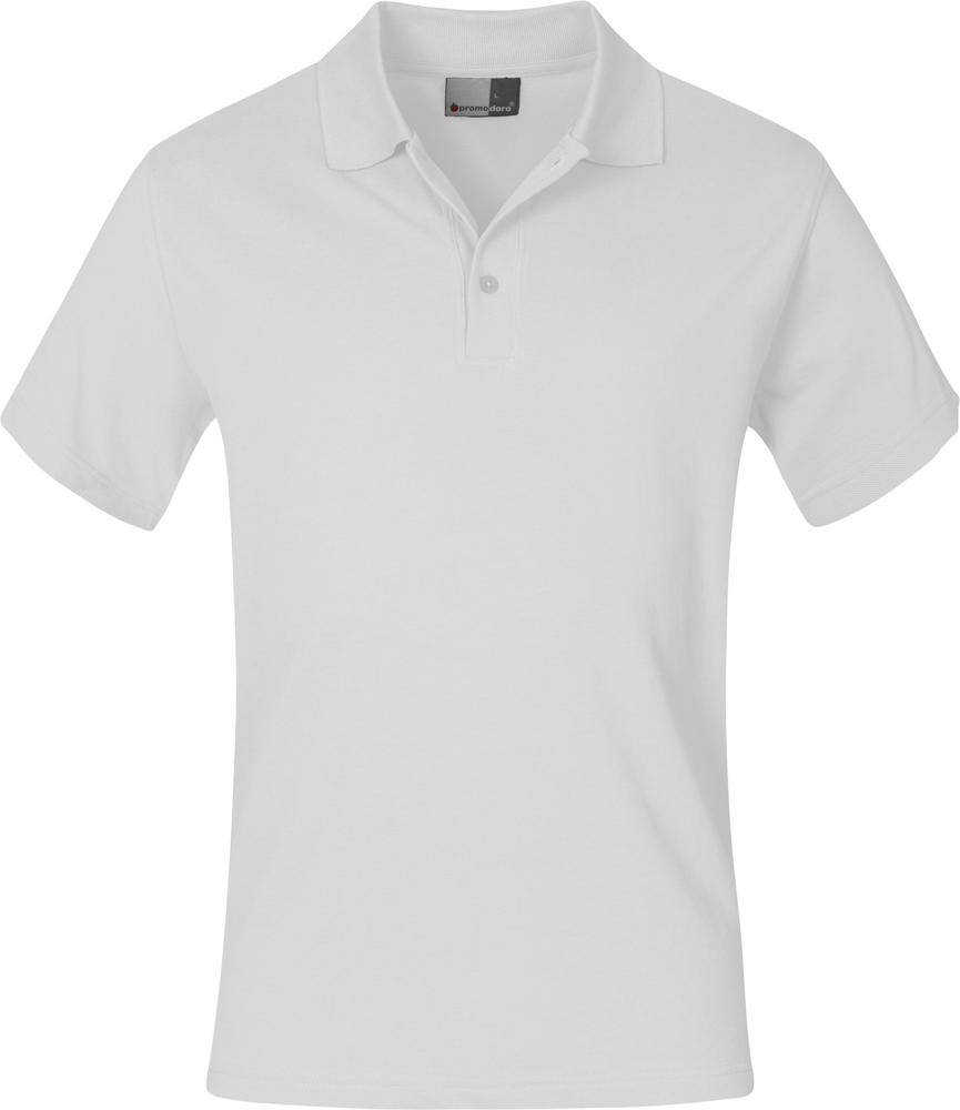 Poloshirt, Gr. 3XL, weiß