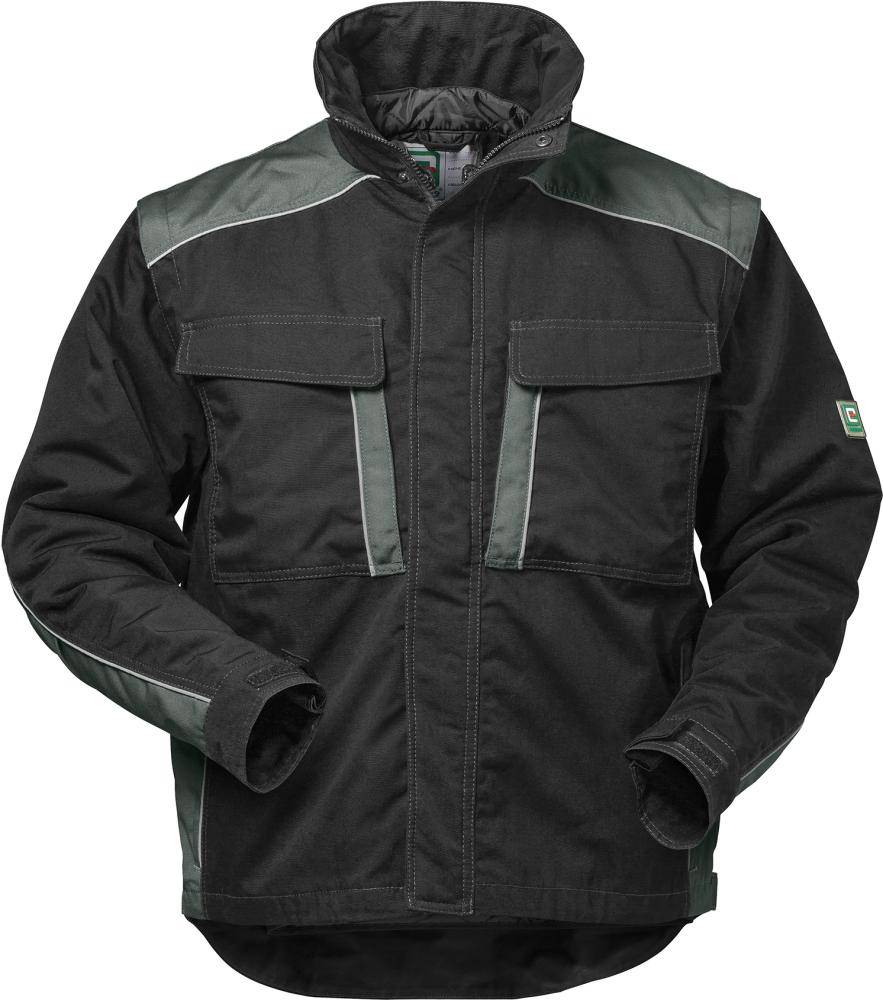elysee® Outdoorjacke Basel, Gr. L, schwarz/grau
