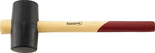 Gummi-Kompositions-HammerGröße 3A 74mm schwarz FORMAT