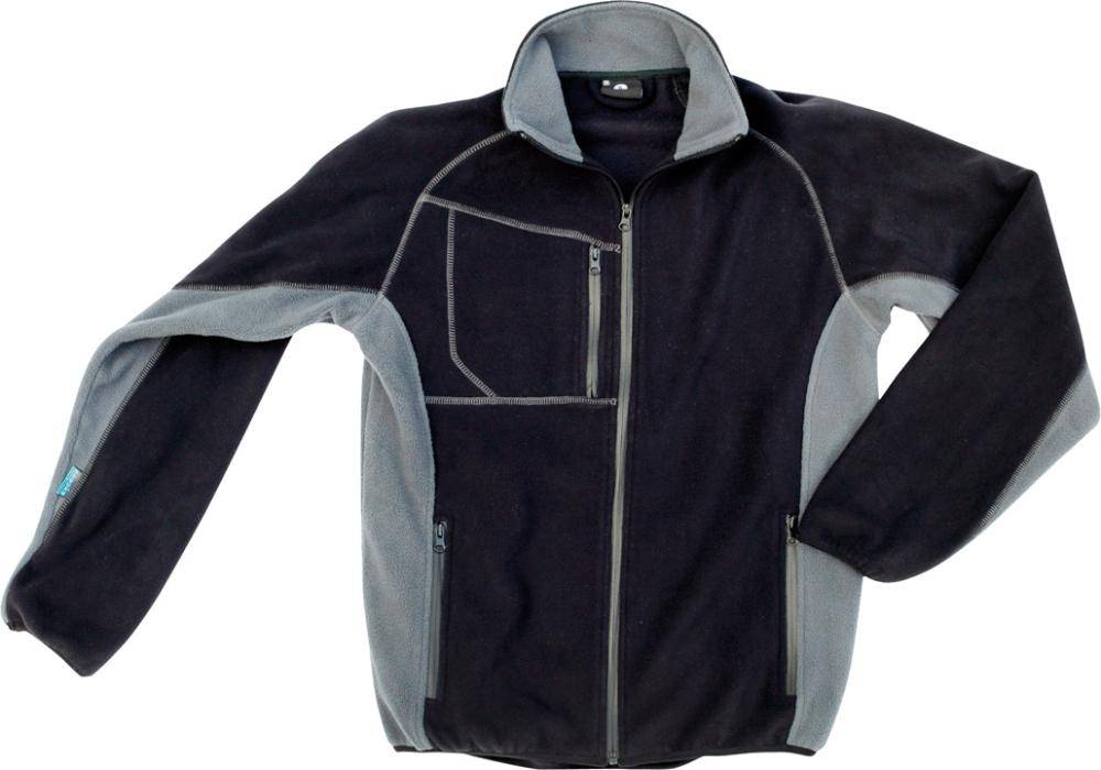 Fleecejacke Champ, Gr.S, schw./grau Excess