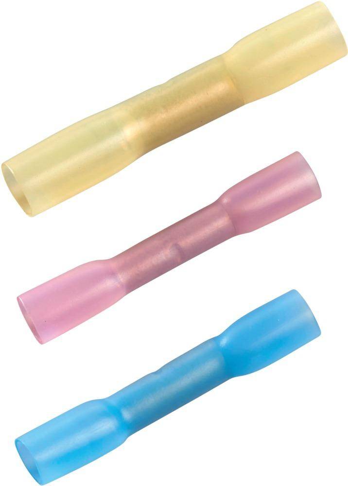 Stossverbinder,wärmeschr.rot 0,5-1,5qmm, 10 Stueck