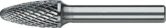 Frässtift HM Rundbogenform 0618 Alu 6mm 6x18mm FORMAT