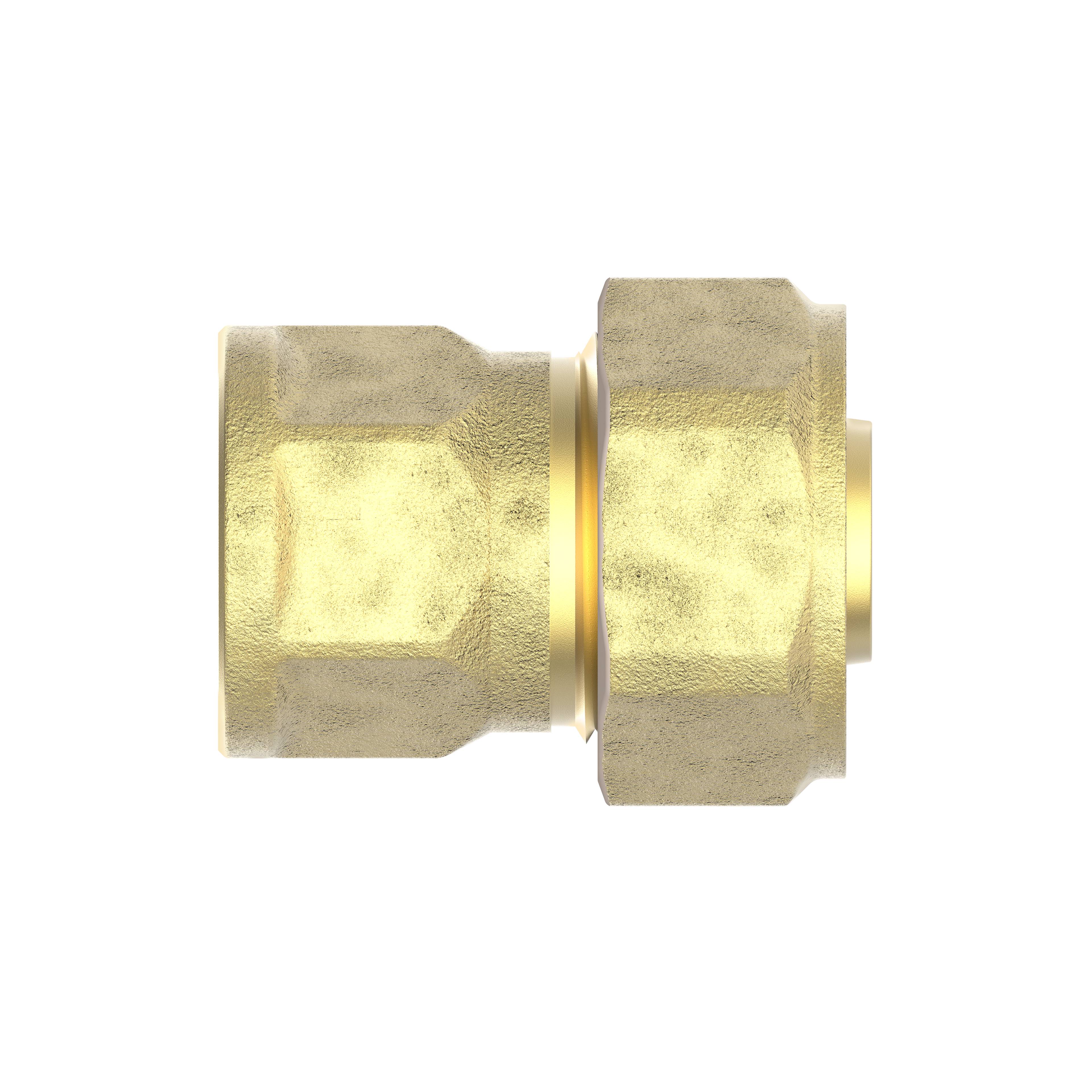 MS Übergangsstück, blank, 20 mm x 1/2"IG, Klemmfitting für MSVR