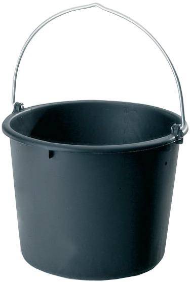 Baueimer Polyethylen- Regeneratg. schwarz 10 l