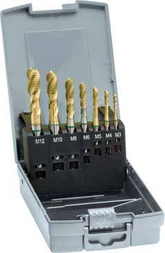Maschinengewindebohrer- Set DIN371/376 HSSE TiN Form C M3-M12 GÜHRING