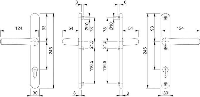 Garnitur Schild1710RH/3346GRT F1 8 PZ-92 67-72