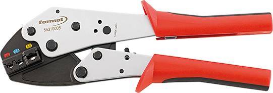 Crimpzange für isolierte Kabelschuhe 0,5-6qmm FORMAT