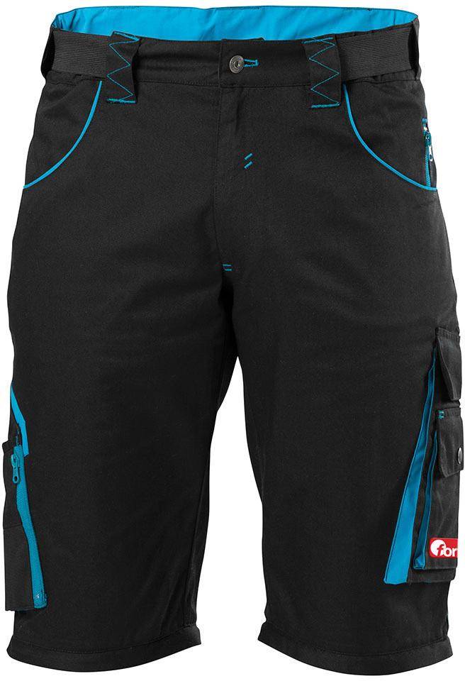 FORTIS Herren Bermuda 24,schwarz/türkis, Gr. 58