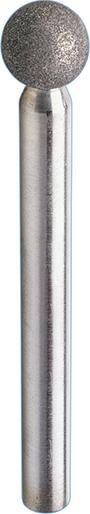 Schleifstift Diamant STK Kugelform 10x70mm/6 FORMAT