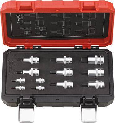 Schraubendrehereinsatz- Satz 1/4" und 1/2" Innensechskant FORMAT