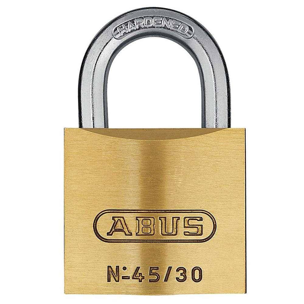 Vorhängeschloss - Modell 45 - zum Absichern von Wertgängenständen oder Bereiche - SL 3 - SB 29 - BB 14,5 - BH 13 - BS 5 - SS 13,5 - SH 45 mm