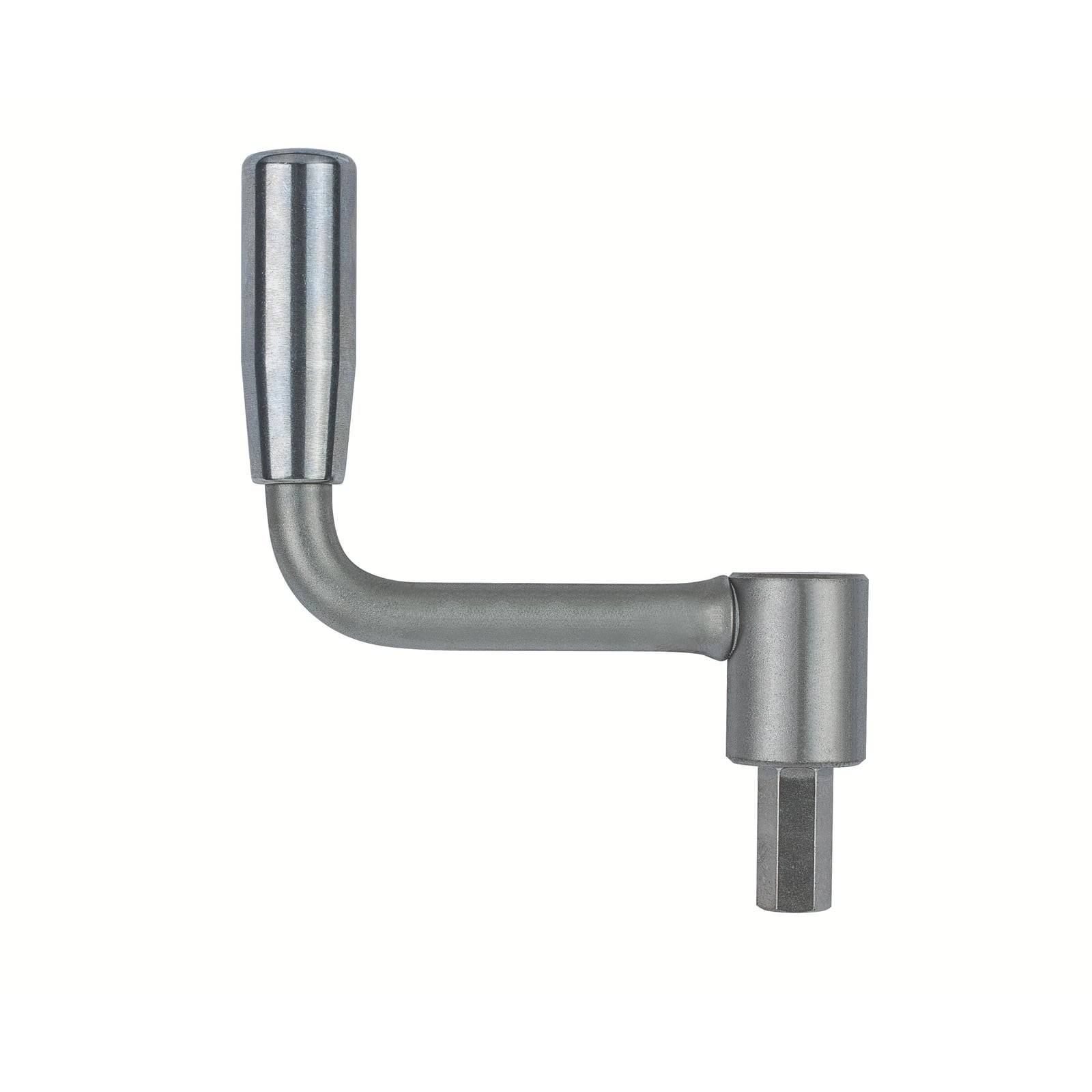 Röhm Handkurbel, Außensechskant 12, Länge 90, Drehbarer Ballengriff, Größe 3 - 134198