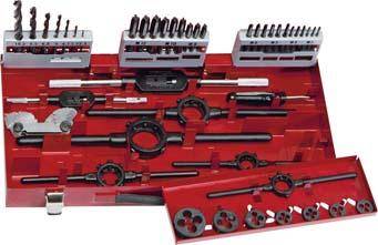 Handgewindebohrer-Set DIN352 HSS dampfangelassen M3-12 FORMAT