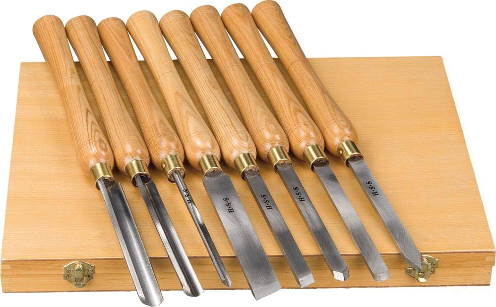 Drechselmesser-Set 8-teilig Holzstar