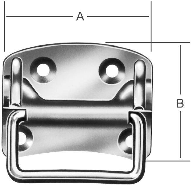 Kistengriffe VA/100 mm
