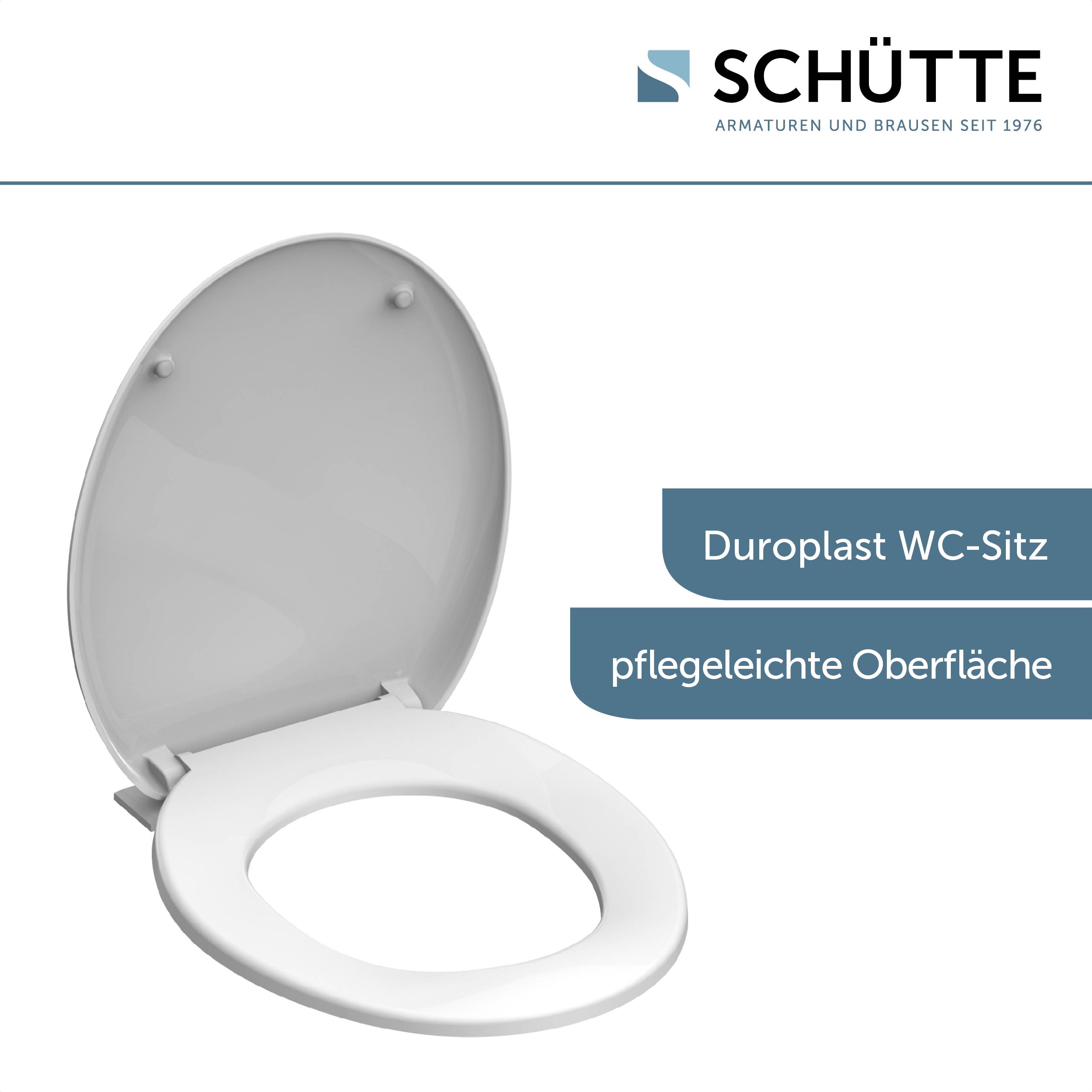 Duroplast WC-Sitz, mit Absenkautomatik