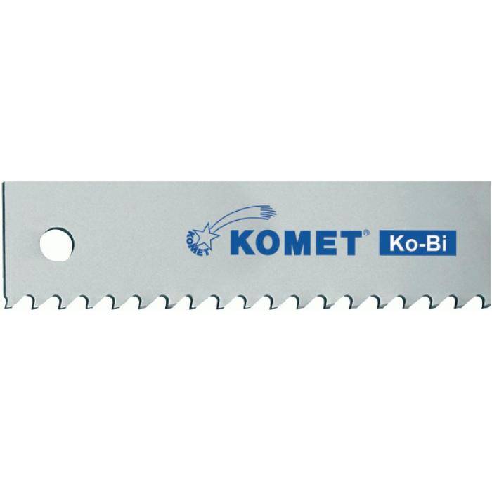 Maschinensägeblatt - HSS - Ko-Bi, "KOMET" - Länge 450 mm - Breite 40 mm - Stärke 2 mm - 6 Zähne / Zoll - Spanwinkel 7° - Spannloch-Ø 10,5 mm, mi