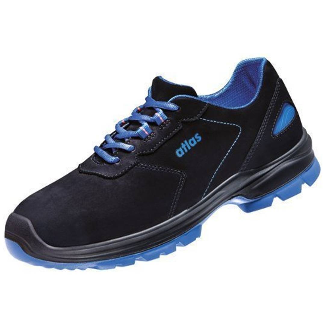 Atlas Sicherheitshalbschuh ERGO-MED 645 XP S3 ESD SRC DGUV W12 Gr. 42 schwarz/royalblau