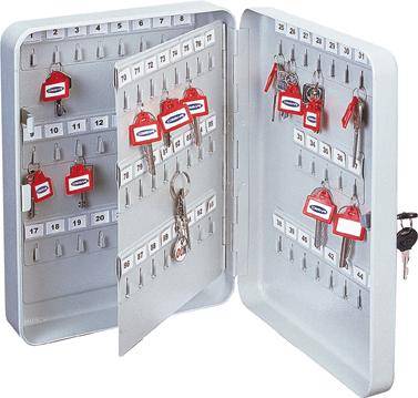 Comsafe Schlüsselschrank 245 x 300 mm 2.4 kg TS93 - Stahl - Weiß