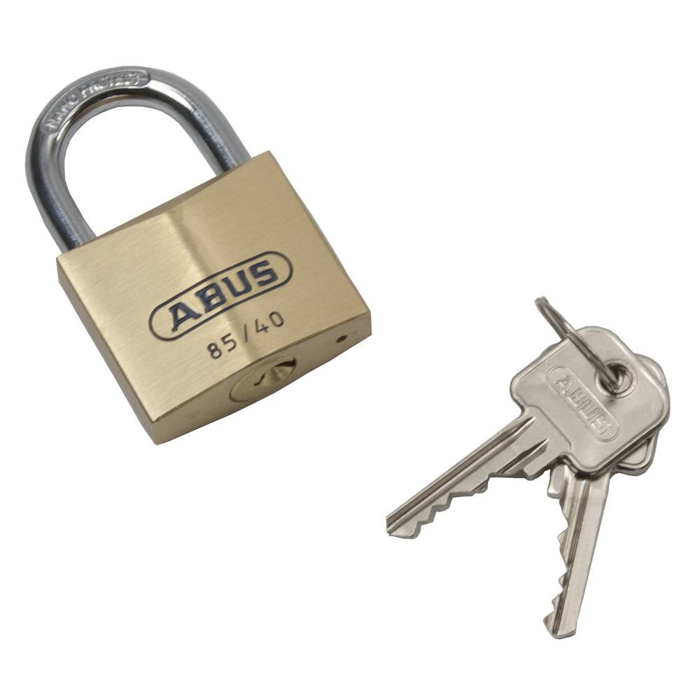 Abus Messing-Vorhangschloss, Serie 85, Typ 85/50