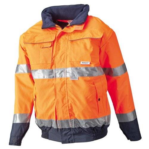 Format Warnjacke Comfort, Gr. 4XL,orange/marine,