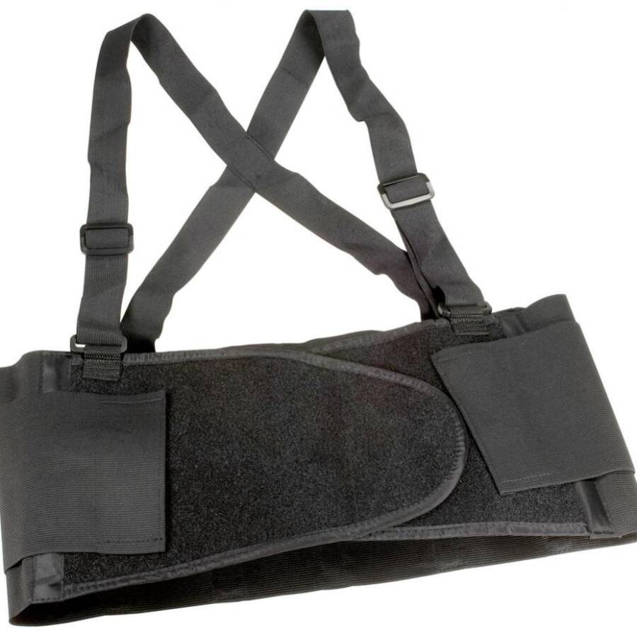 Rückenstütze SAFEBELT 722840S Größe S Farbe schwarz Ausführung für Hüftumfang 71 - 81 cm