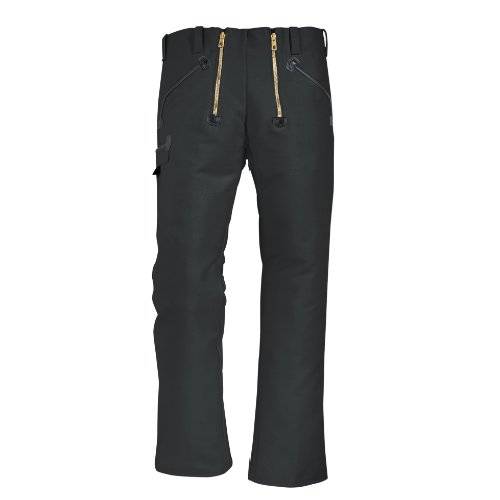 FHB HUBERT Zunfthose Zwirn-Doppelpilot ohne Schlag schwarz Gr. 50