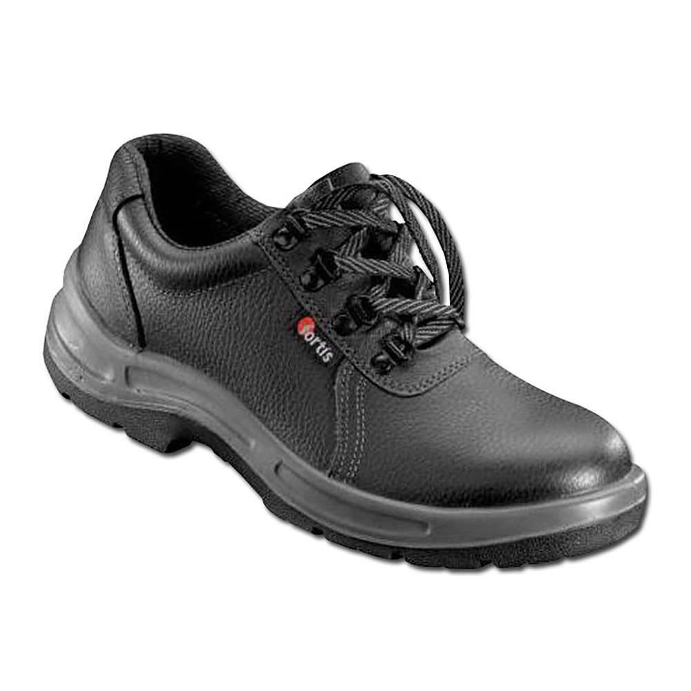 Bausicherheits-Schuh - Gr. 43 - Schwarz - S3 - DIN EN ISO 20345 - Stahlkappe