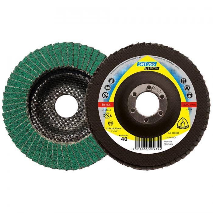 Schleifmopteller Multibindung SMT 996 Special - Durchmesser 125 mm - Bohrung 22.23 mm - VE 10 Stück - Preis per VE